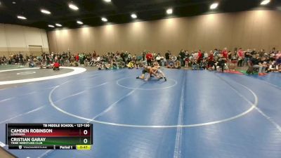 127-130 lbs Round 3 - Camden Robinson, Louisiana vs Cristian Garay, Tribe Wrestling Club