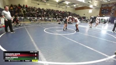 175 lbs Cons. Semi - Keshawn White, Centennial Corona vs Ryan Barrios, Citrus Valley