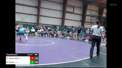 138 lbs Finals (8 Team) - Gianna DiBenedetto, Black Mambas vs Rylin Beatty, Missouri BattleGear Purple