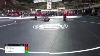 152 lbs Cons. Round 1 - David Alonso, California vs Aaron Lopez, Silverback Wrestling Club