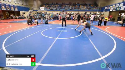 86 lbs Rr Rnd 2 - Isaac Sherrill, Sperry Wrestling Club vs Benjamin Armstrong, Collinsville Cardinal Youth Wrestling