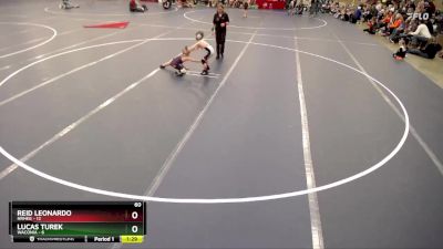 60 lbs Quarterfinals (8 Team) - Reid Leonardo, NRHEG vs Lucas Turek, Waconia