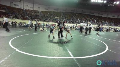 46 lbs Round Of 16 - Avery Rosas, OKC Saints Wrestling vs Sutton Stites, R.A.W.