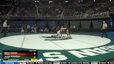 165 lbs Semifinal - Bryce Martin, Indiana vs Jacob Morrissey, Purdue