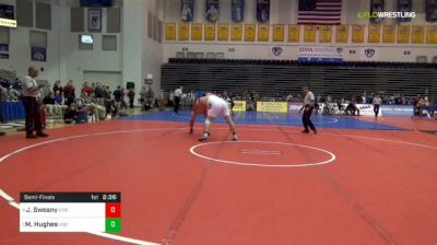 285 lbs Semifinal - Jeramy Sweany, Cornell vs Michael Hughes, Hofstra