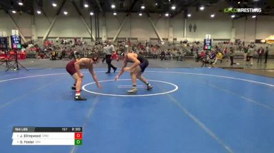 184 lbs 7th place - Jordan Ellingwood, Central Michigan vs Drew Foster, University Of Northern Iowa