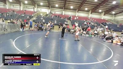 155 lbs Quarters & Wb (16 Team) - Bradlee Farrer, Utah Gold vs PARKER STREIGHT, Nevada SILVER