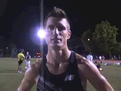 Josh McAdams mens 3000 steeplechase winner