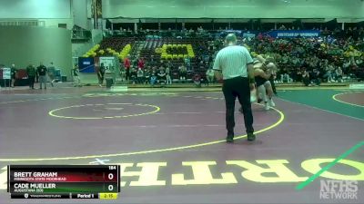 184 lbs Cons. Round 3 - Cade Mueller, Augustana (SD) vs Brett Graham, Minnesota State Moorhead