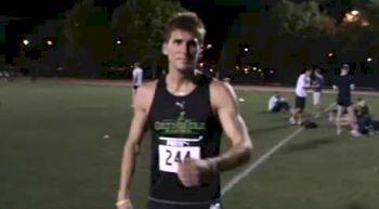 Tony Jordanek after finishing 3rd in Mens Mile