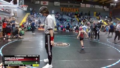 53/56-girls 56 Round 4 - Charlotte Robbins, Bison Takedown Club vs Brayden Godwin, The Storm Wrestling Center