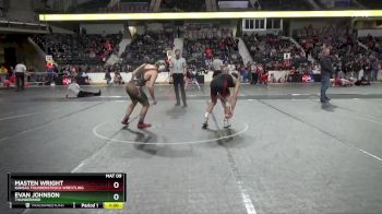 157 lbs Champ. Round 1 - Evan Johnson, Thunderbird vs Masten Wright, Kansas Thunderstruck Wrestling