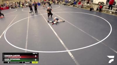 59-66 lbs Cons. Semi - Dawson Carter, Flat Earth Wrestling Club vs Kade McNamara, Minnesota