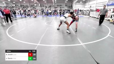 165 lbs Rr Rnd 1 - Austin Smith, Quest School Of Wrestling MS vs Joey Davis, Shore Thing Sand