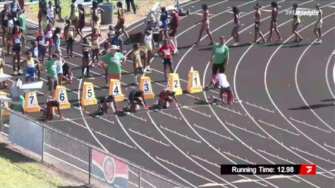 Youth Girls' 100m, Prelims 1 - Age 11