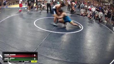 288 lbs Semifinal - Gary Avila, Bullard HS vs Mark Marin, Clovis High