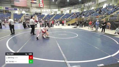 109 lbs Semifinal - Jacob Stirling, Camel Kids vs Matthew Torres, Pikes Peak Warriors