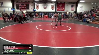 175 lbs Cons. Round 3 - Kason Dopler, Columbus Community/WMU vs Peyce McCoy, Dubuque Hempstead