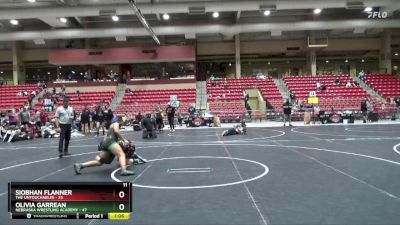 160 lbs Round 5 (6 Team) - Siobhan Flanner, The Untouchables vs Olivia Garrean, Nebraska Wrestling Academy