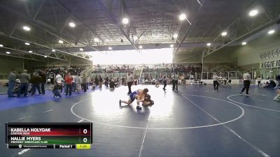 140+ 5th Place Match - Hallie Myers, Fremont Wrestling Club vs Kabella Holyoak, Canyon View