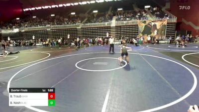 98 lbs Quarterfinal - Brysn Traub, Sheridan WC vs Blake Nash, Black Fox Wr Ac