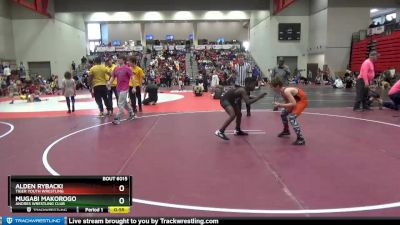 90 lbs Cons. Round 3 - Mugabi Makorogo, Andres Wrestling Club vs Alden Rybacki, Tiger Youth Wrestling