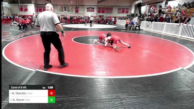 106 lbs Consi Of 8 #2 - Nick Desisto, Tewksbury vs Cole Glynn, Central Catholic