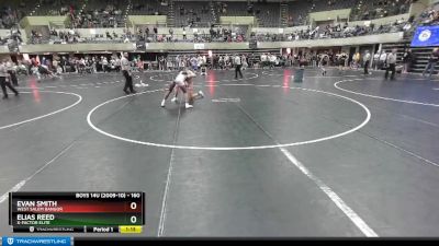 160 lbs Semifinal - Elias Reed, X-Factor Elite vs Evan Smith, West Salem Bangor