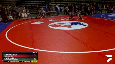 63 lbs Cons. Round 1 - Zachary Fulton, Powell Wrestling Club vs Truth Rogers, Camel Kids Wrestling