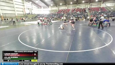 165 lbs Quarterfinal - Logan Hancey, Fremont Wrestling Club vs Kylan Guerra, Blackfoot