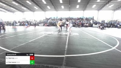 113 lbs Consi Of 8 #1 - Gabriel Serros, New Mexico Bad Boyz vs Josiah Carrasco, Desert Dogs Wrestling