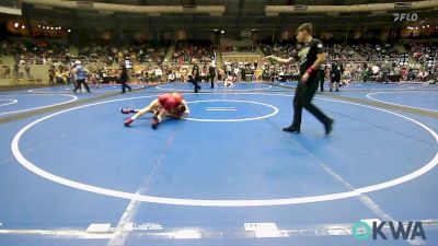 119 lbs Round Of 16 - Gavin Wallace, R.a.w. vs Dane Jensen, Pawhuska Elks Takedown