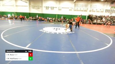 160 lbs Round Of 32 - Ryan Ross, Port Jervis vs Michael Malfitano, Pearl River