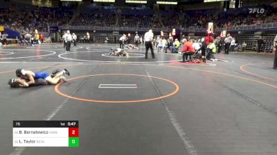 75 lbs Round Of 64 - Brendan Bernatowicz, Harbor Creek vs Lincoln Taylor, Reynolds