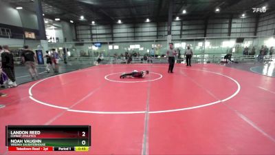 90/95 3rd Place Match - Noah Vaughn, Virginia Saughterhouse vs Landon Reed, Combat Athletics