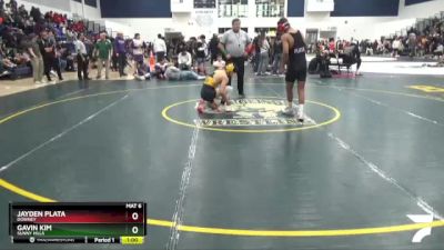 126 lbs Cons. Round 2 - Gavin Kim, Sunny Hills vs Jayden Plata, Downey