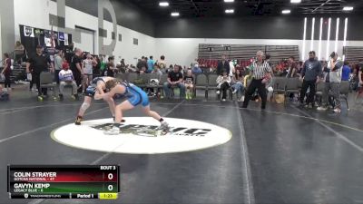 119 lbs Quarterfinals (8 Team) - Colin Strayer, Gotcha National vs Gavyn Kemp, Legacy Blue