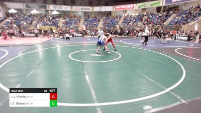 155 lbs Round Of 16 - Jayson Kienitz, Rocky Ford vs Zavier Straub, Mountain Ridge Middle School