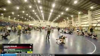 59 lbs Placement (16 Team) - Jaxson Aguilar, Oregon vs Zeke Sanchez, Sanderson Wrestling Academy