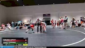 78 lbs Finals (2 Team) - Danica Chowning, Jay County vs Karleigh Langley, Team Palmetto