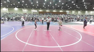 78 lbs Consi Of 8 #1 - Brycen Santos, Buckaroo WC vs Jaxson Sanchez, Delta WC