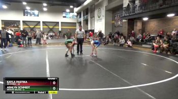 82 lbs Round 1 (4 Team) - Alleena Johnson, MN Storm vs Alexus Emery, Braided Brutes