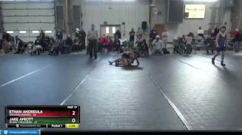 96 lbs Round 7 (8 Team) - Jake Amiott, NCWAY Crusaders vs Ethan Andreula, Vougars Honors