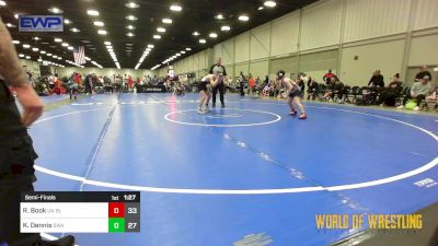 102 lbs Semifinal - Richard Book, Untouchables 12u Blue vs Kale Dennis, Shelton Wrestling Academy 12U