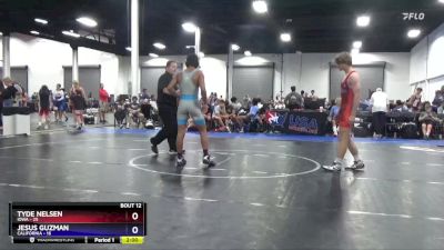 165 lbs Placement Matches (8 Team) - Tyde Nelsen, Iowa vs Jesus Guzman, California