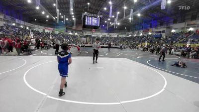 Consi Of 8 #2 - Cruzaden Garcia, Montrose Elite vs Elliot Carruth, Fruita Wildcat Wrestling Club