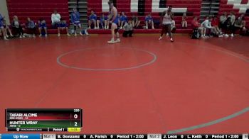 220 lbs Round 4 (12 Team) - Tafari Alcime, Bob Jones vs Hunter Wray, Arab