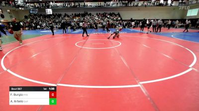 126 lbs Consi Of 8 #1 - Frankie Burgio, Point Pleasant Boro vs Adrian Arbelo, St. Augustine Prep