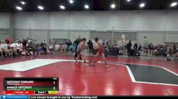 132 lbs Placement Matches (8 Team) - Anthony Ferraro, Pennsylvania vs Parker Witcraft, Oklahoma Blue