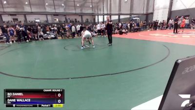 150 lbs Champ. Round 1 - Dane Wallace, WA vs Bo Daniel, MT